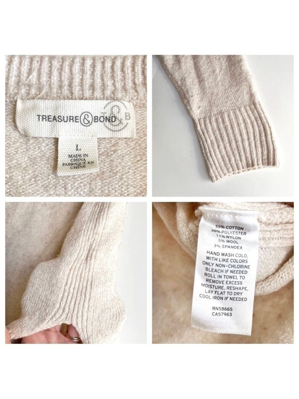 Treasure & Bond Crewneck Pullover Sweater - Picture 11 of 11